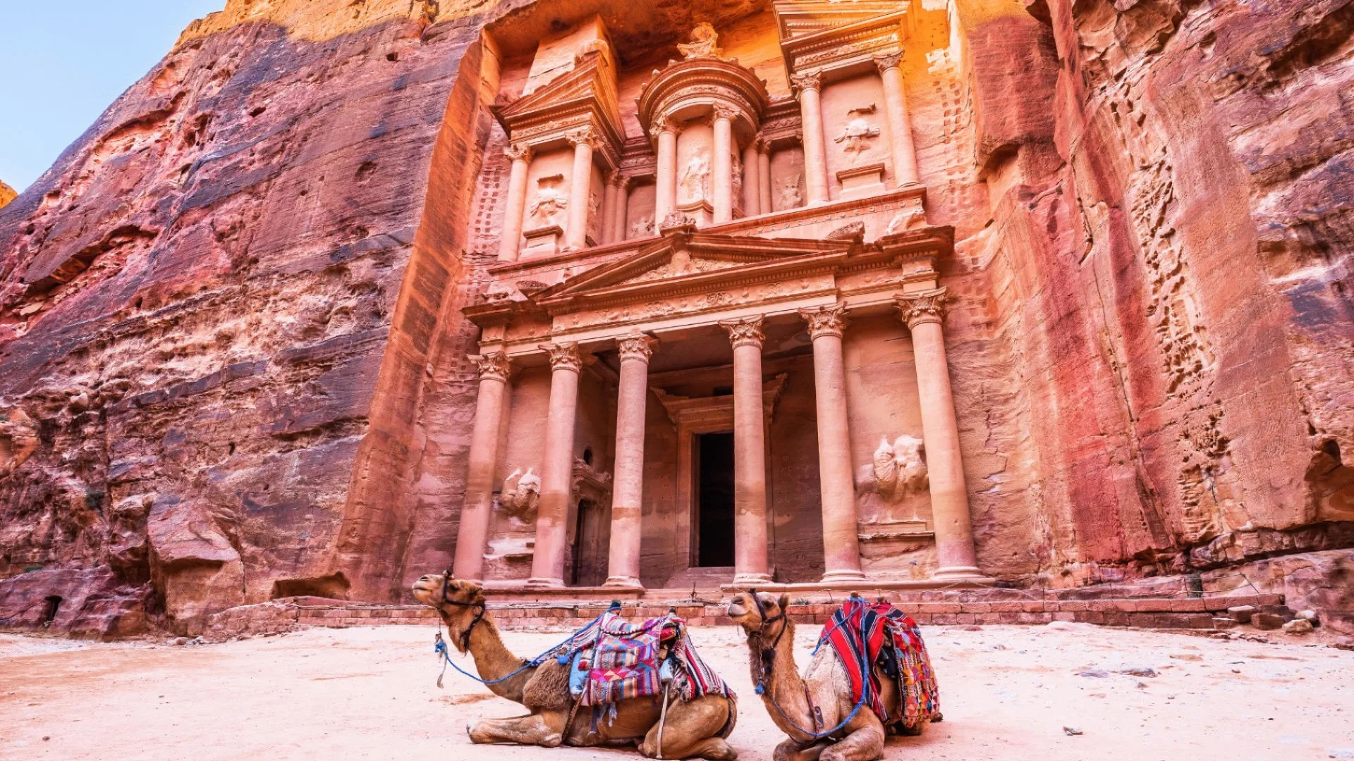 Petra, cidade rosa na Jordânia