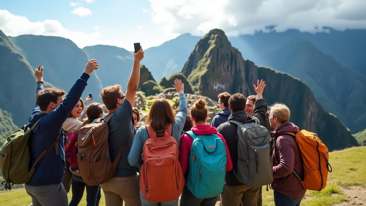 Grupo em Machu Picchu