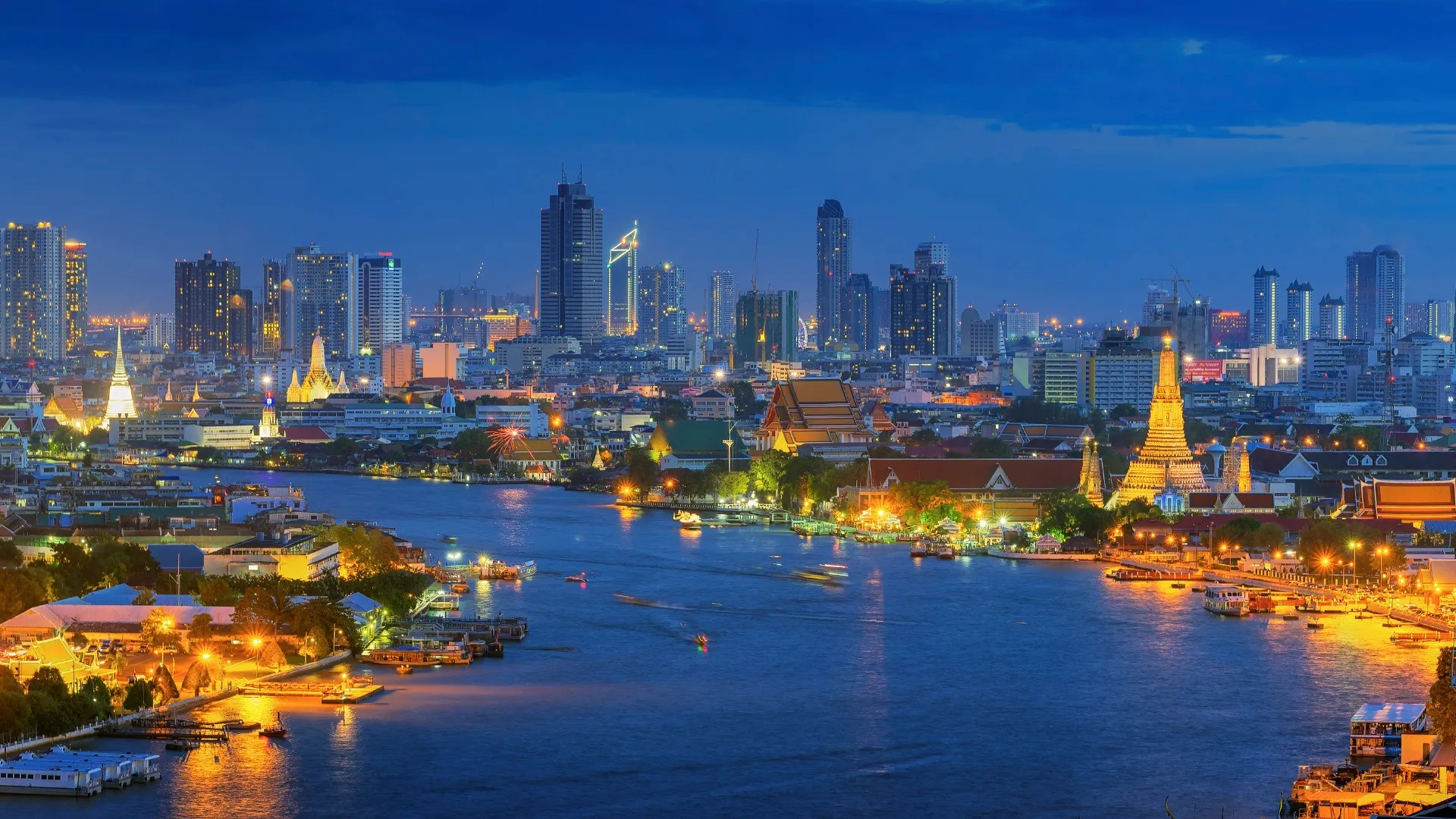 Bangkok à noite