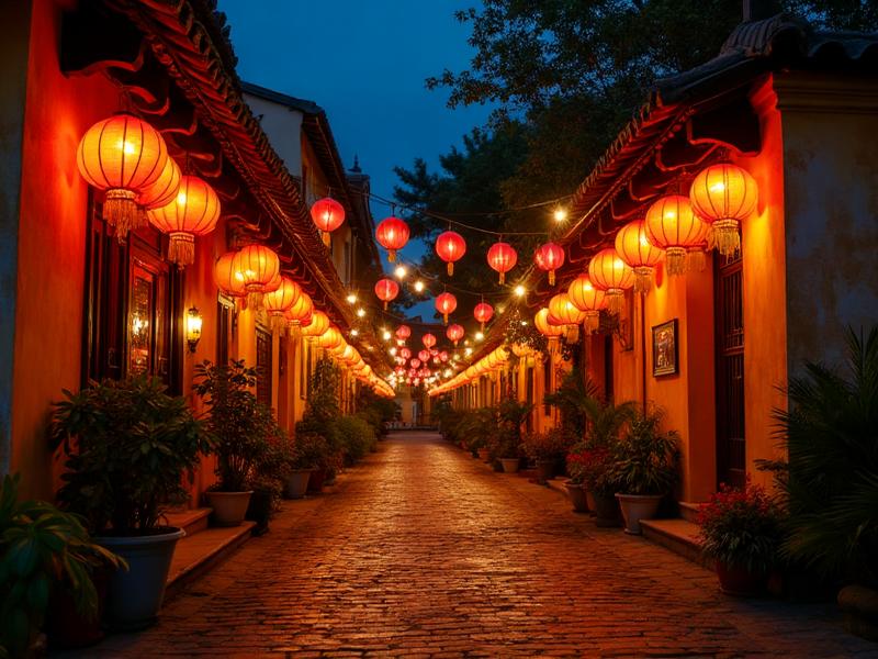 Lanternas de Hoi An no Vietnã