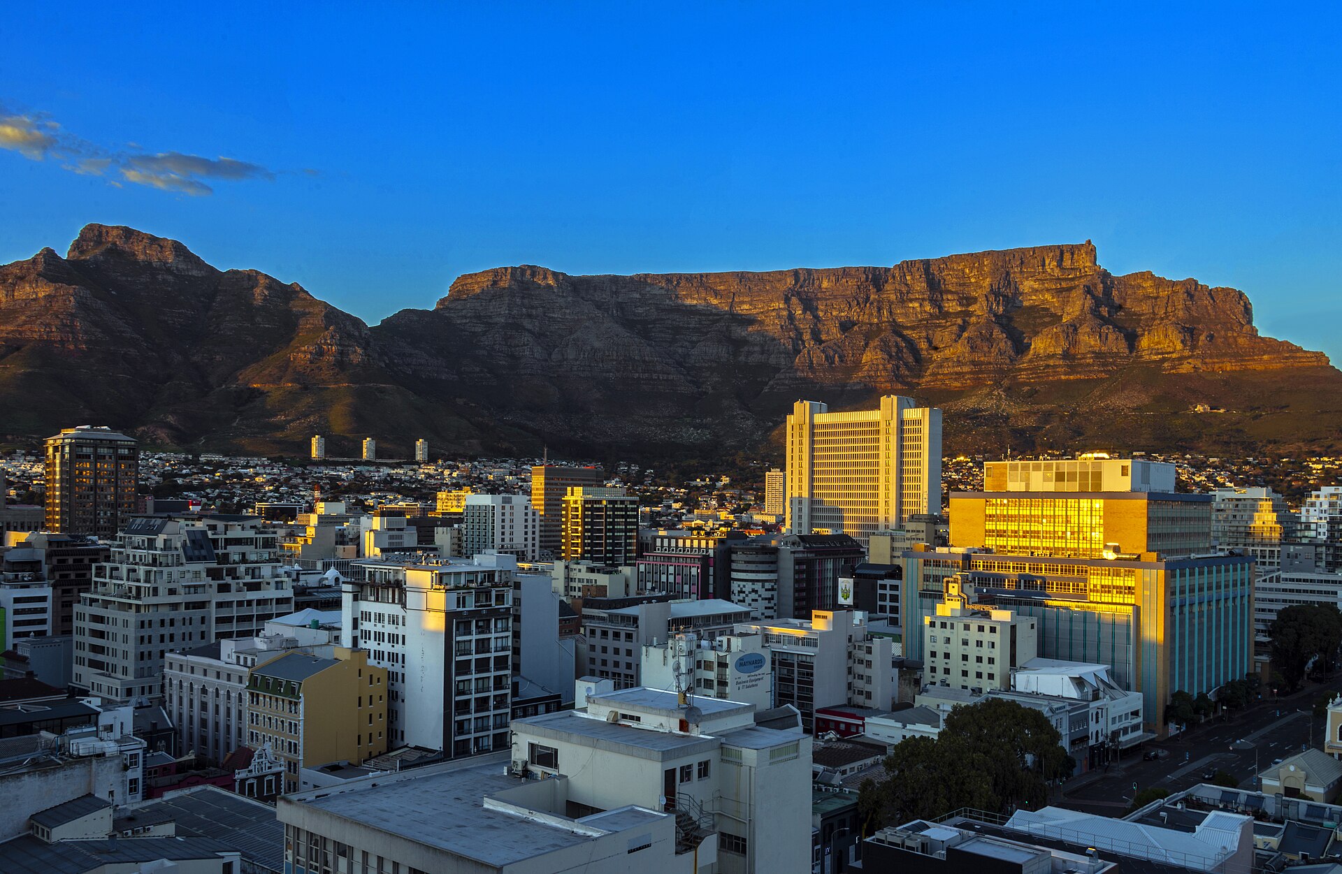 Cidade do Cabo e a Table Mountain, África do Sul