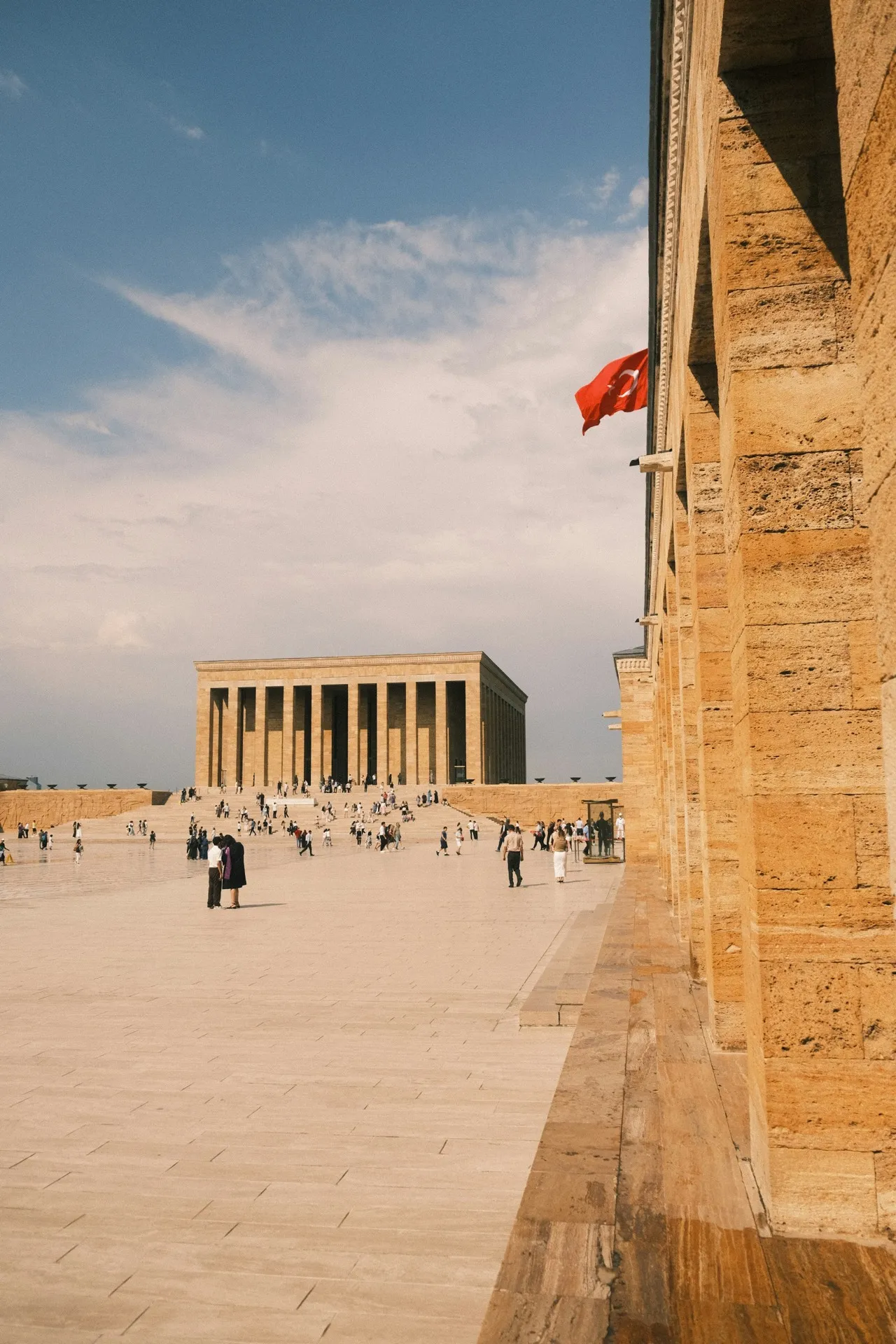 Mausoléu de Atatürk, o Anıtkabir, em Ankara
